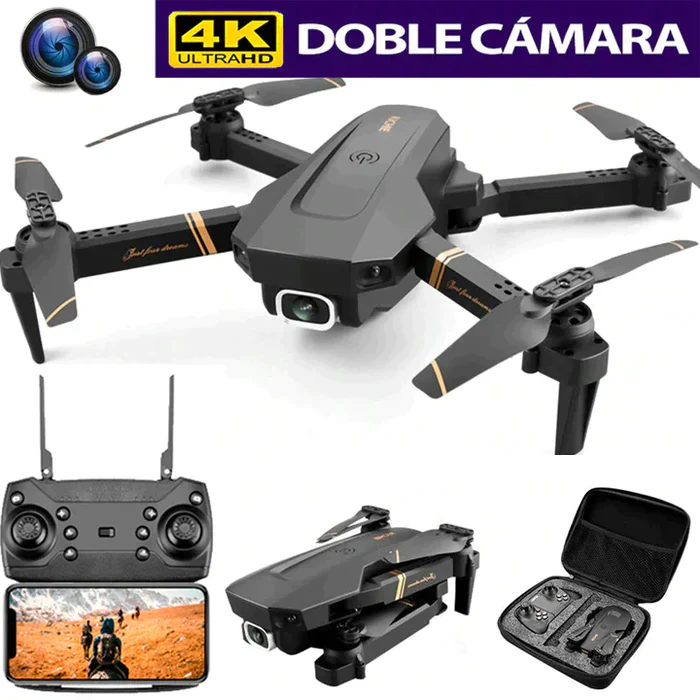 [OFERTA] - Dron Max Sky Vision 4K + DOBLE BATERÍA + CONTROL PANTALLA CELULAR