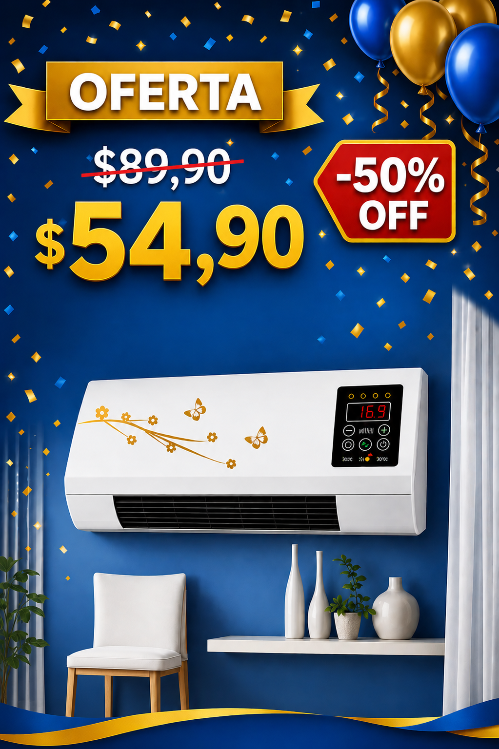 DualTemp - Ventilax Portátil, Potente y Económico 50% OFF