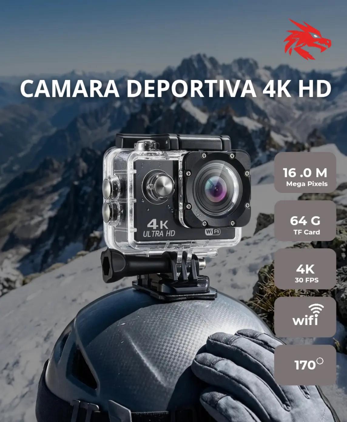 🔥CÁMARA GOPRO 4K 🔥 CAPTURA CADA EMOCIÓN, CADA VIAJE Y CADA AVENTURA CON LA POTENCIA DEL 4K